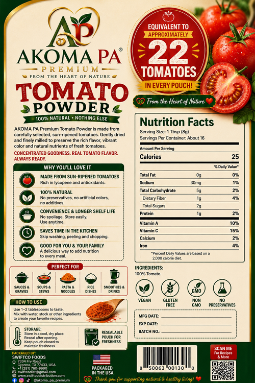 AKOMA PA Premium Tomato Powder – 125g