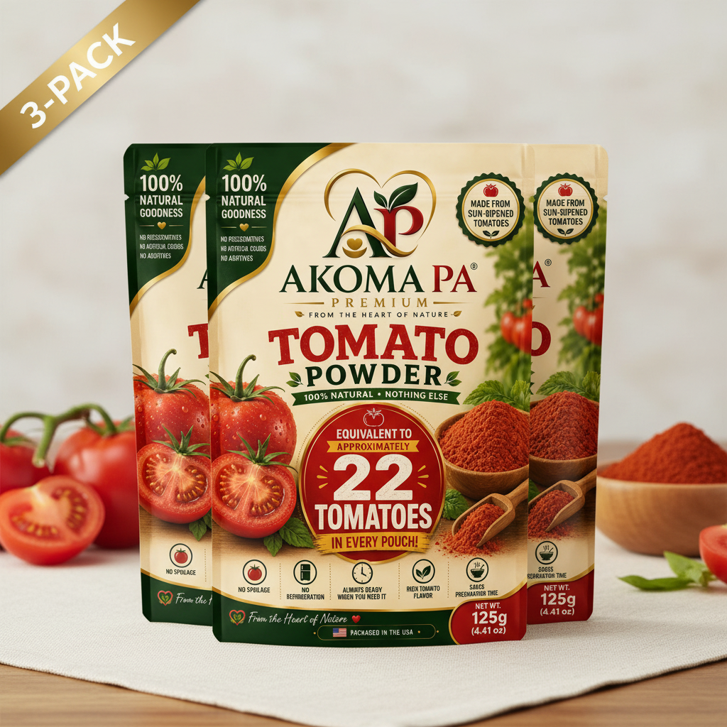 AKOMA PA Tomato Powder 3-Pack